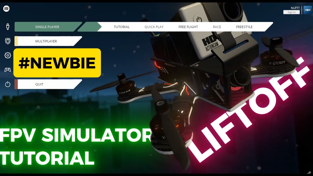 FPV SIMULATOR LIFTOFF | Hướng dẫn cấu hình từ A - Z | NEWBIE FPV drone ...
