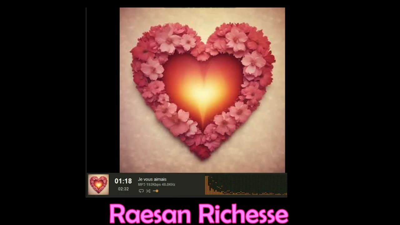 Raesan Richesse  - Je vous aimais