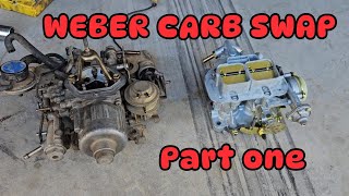 TERCEL WEBER CARB SWAP part one