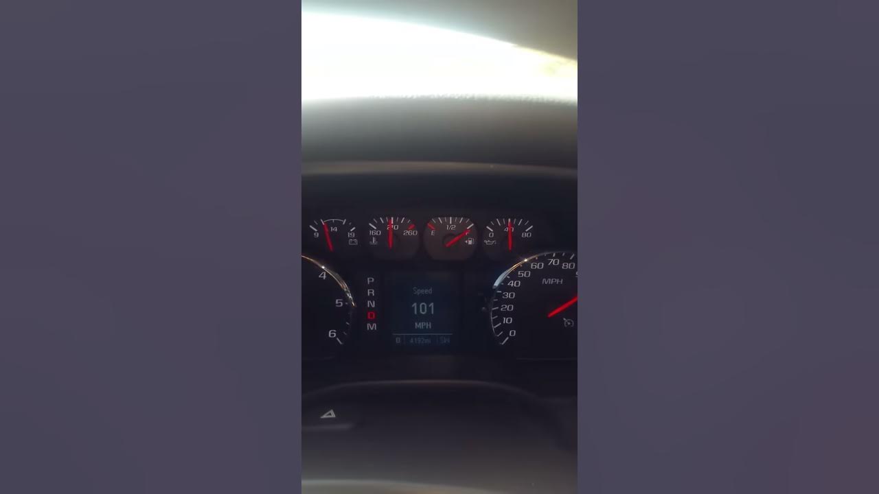 2016 gmc sierra no governor 100mph+ - YouTube
