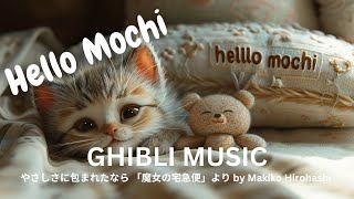 Hello Mochi: Witness an Adorable Baby Kitten's Sweet Moment with Ghibli Music! #ghiblimusic
