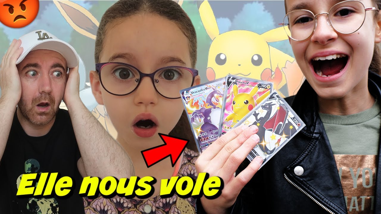 On nous VOLE des DRACAUFEU SHINY et nos cartes Pokémon!