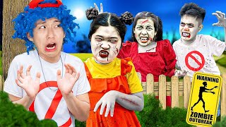 My Friend are Zombie But I Love Them | Very Funny Story Life Baby DOLL Squid Game in Real Life