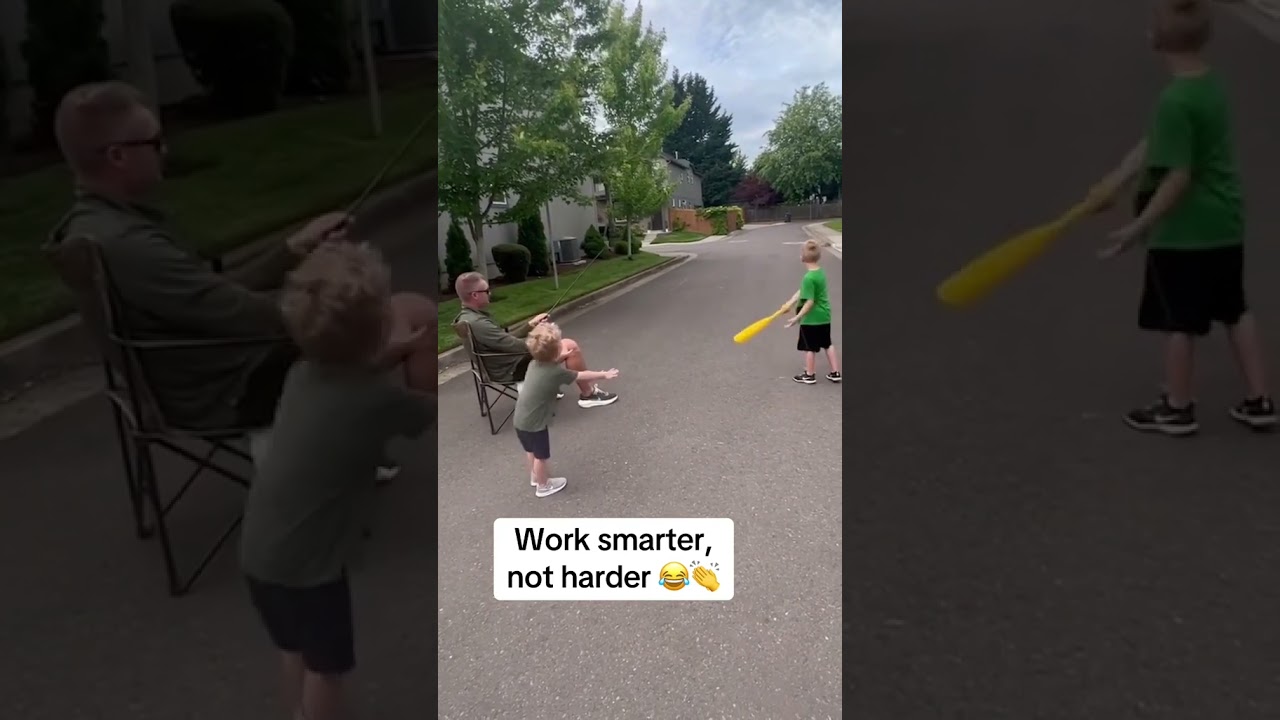 Dad is genius for this 😅 (via derekradley/IG)
