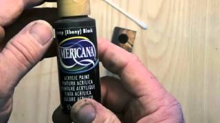 Preparing and Turning the Pen Blank - Part 3 (Painting the Blank)