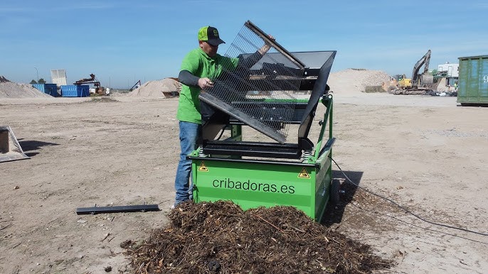 Cribadoras. Criba de arena, tierra, grava, zahorra, áridos, oro, compost