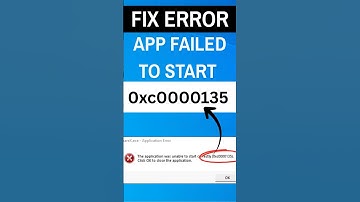 0xc0000135 App Not Opening? Here’s the Fix! #shorts