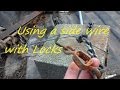 How to make a slide wire trapping set with a drowning lock How to make a slide wire trapping set with a drowning lock