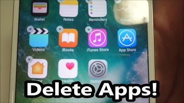 iPhone 7 How to Delete Apps iOS 10 (& Newer)