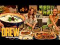 Jessica Alba and Drew Learn How to Make Delicious Veggies with Tzatziki Dip | #Grandgoals
