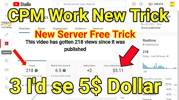 CPM Work Kaise Kare | Free Trick | 3 I