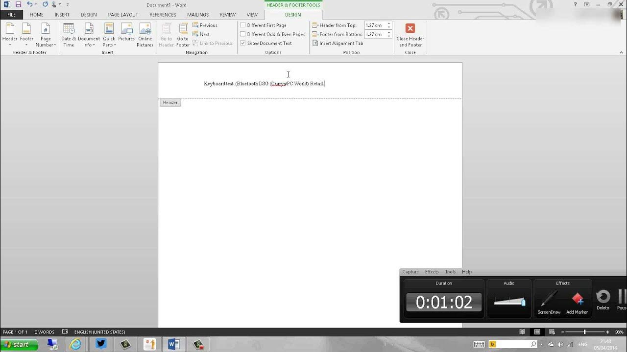 DSG Retail Bluetooth Keyboard (Currys PC World) YouTube