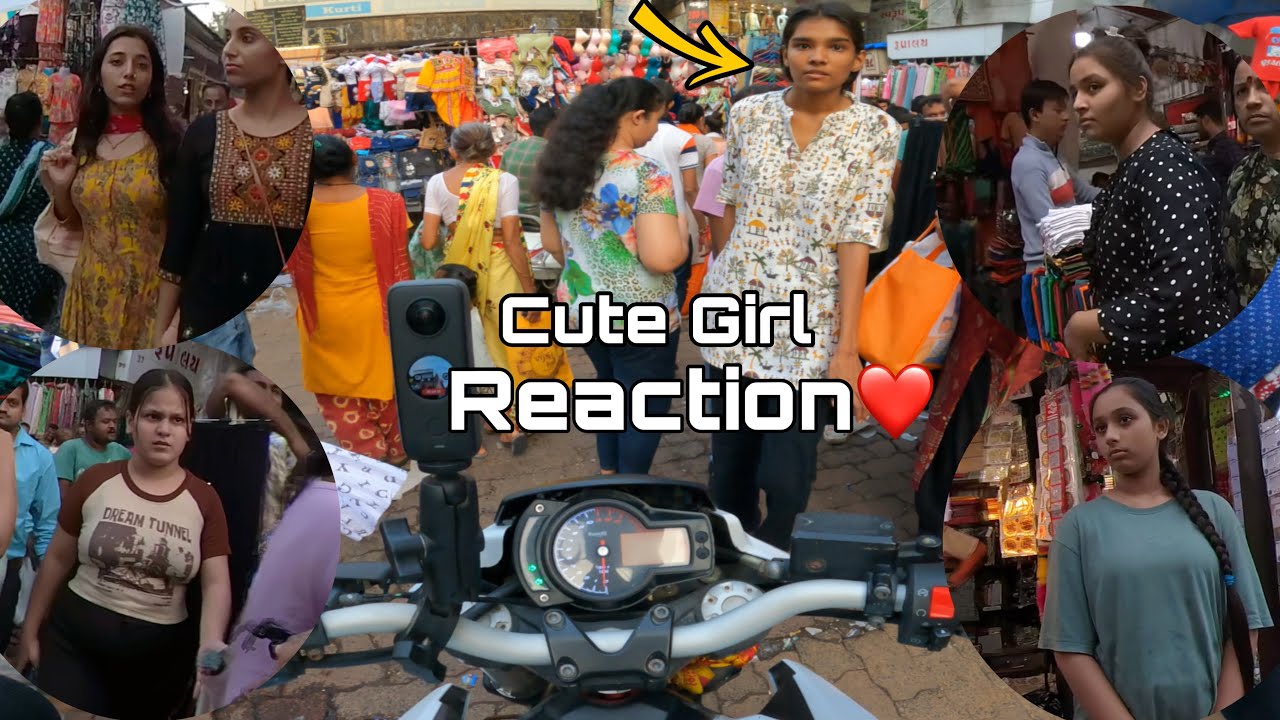 Cute College Girls Market Reaction On Benelli 600i 💗| Superbike Full Revv In Market😱🔥