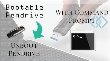 How To Unboot Pendrive From Bootable Pendrive? | With Command Prompt | Find Here |