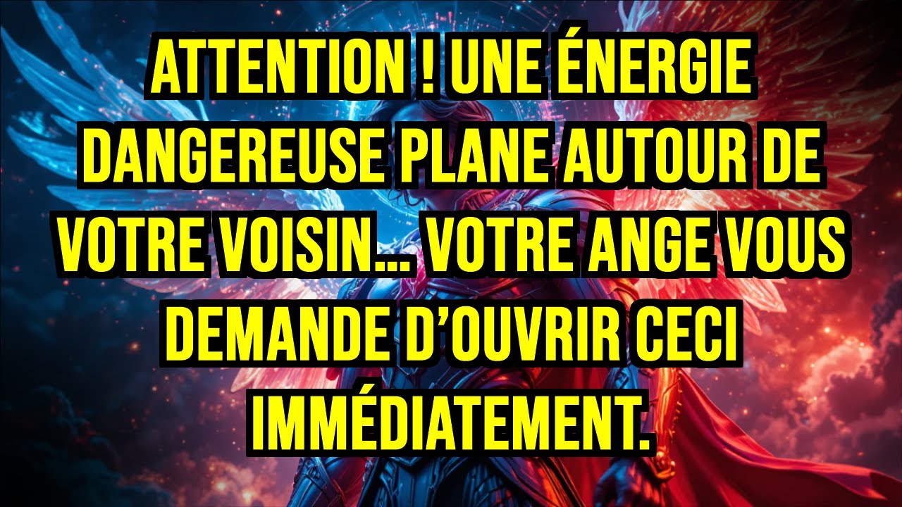⚠️ ATTENTION ! UNE ÉNERGIE DANGEREUSE PLANE AUTOUR DE VOTRE VOISIN… VOTRE ANGE VOUS DEMANDE...