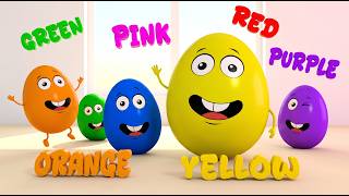 Color Egg Song | Learn Color | Nursery Rhymes & Kids Songs In English | Lead Little Rhymes