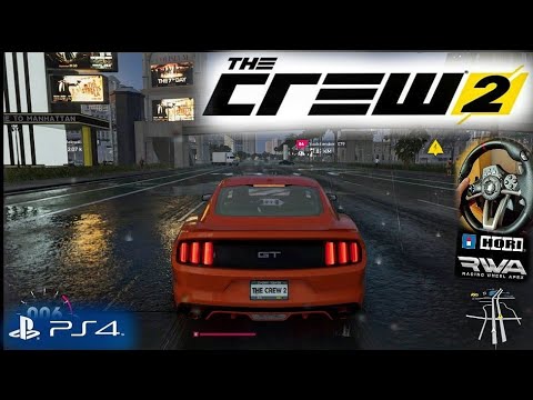 THE CREW 2 HORI APEX RWA WHEEL GAMEPLAY PS4 \