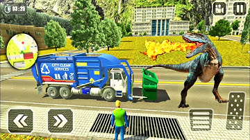 Garbage Truck Driving Simulator - New Garbage Cleanup Truck Games - Android Gameplay