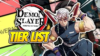 Ranking ALL Demon Slayer Characters (Demon Slayer Hinokami Chronicles Tier List)