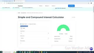 Simple Interest Calculator in Streamlit | Gun Wardhan Aditya