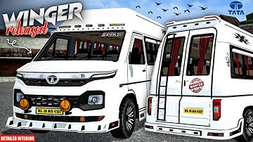 New TATA WINGER MOD For Bus Simulator Indonesia