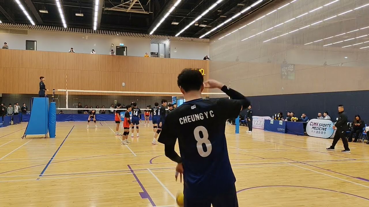 2025-26 精英賽 8強 培正（紅）Vs 聖芳濟各（深）set 1