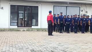 Latihan pbb security ganda Pratama angkatan 6