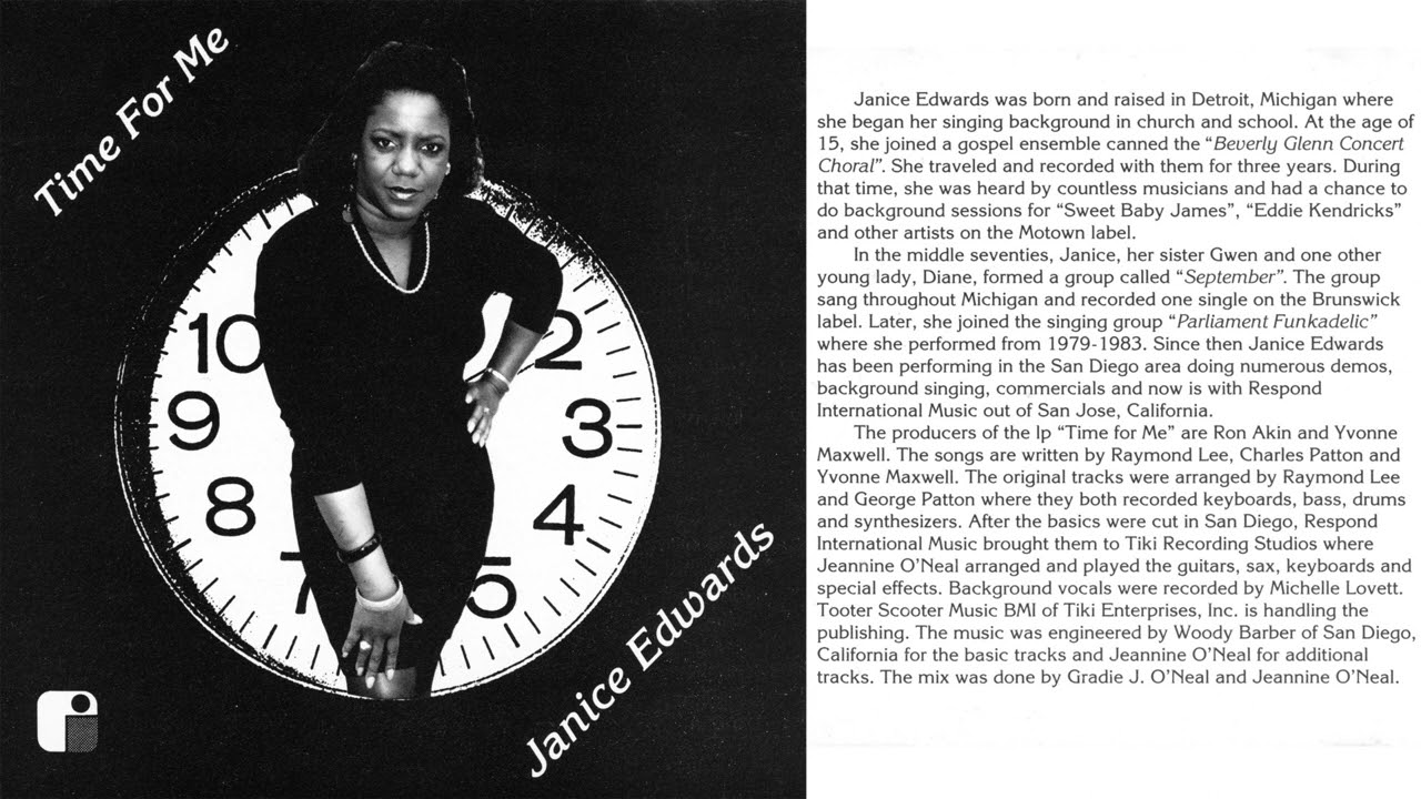 Janice Edwards - Time For Me