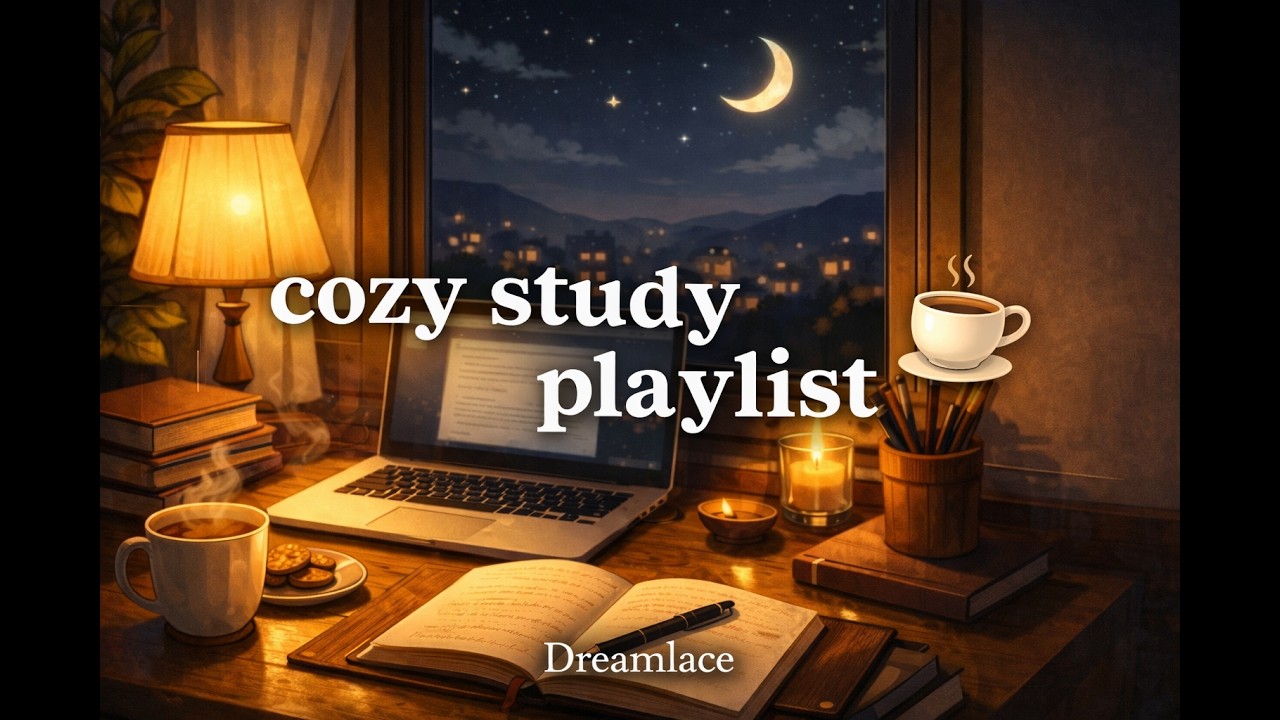 cozy study playlist ☕ relaxing music for focus and studying - YouTube
