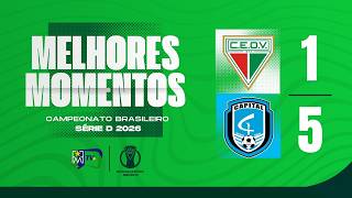 OPERÁRIO 1X5 CAPITAL | MELHORES MOMENTOS | BRASILEIRÃO SÉRIE D 2026