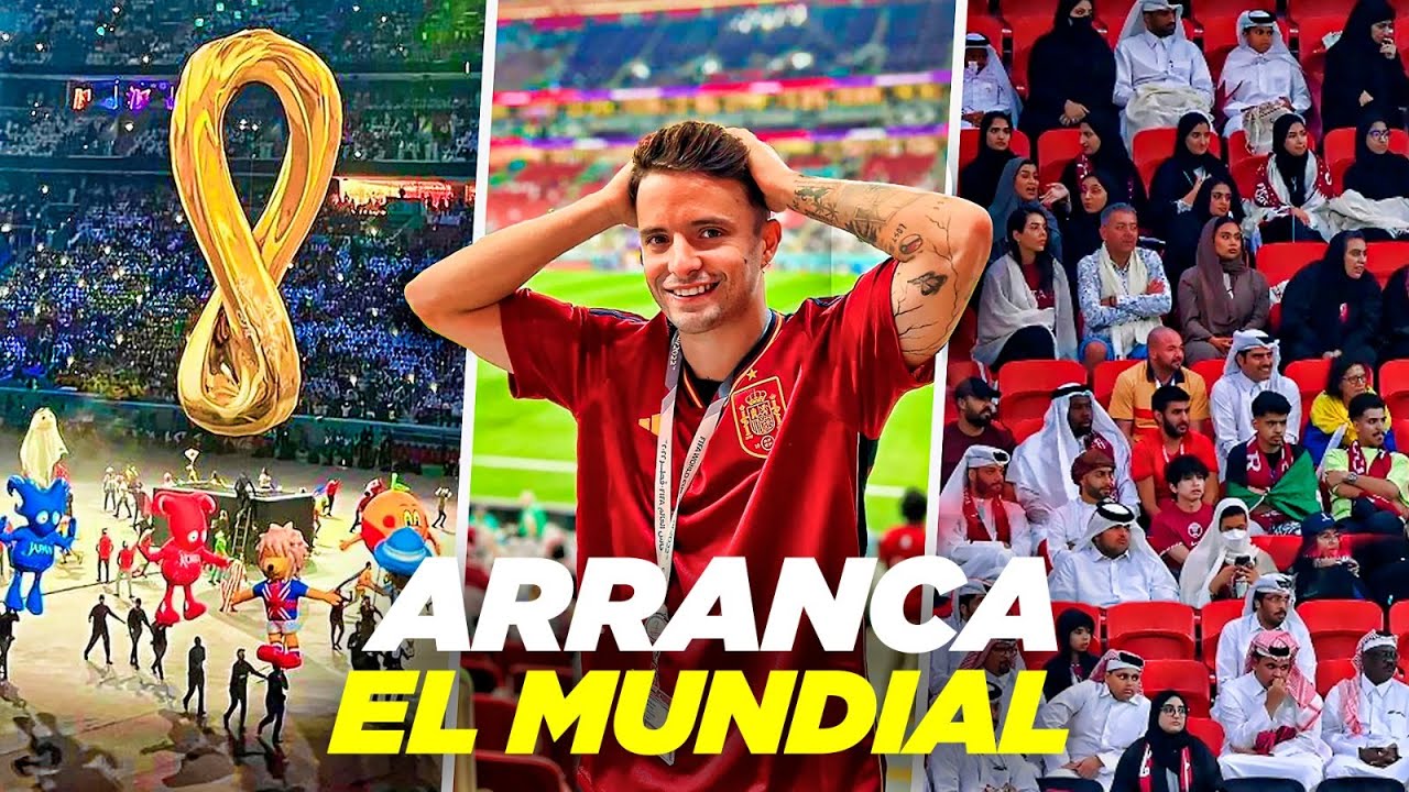 HINCHA ESPAÑOL REACCIONA AL PARTIDO INAUGURAL DEL MUNDIAL DE QATAR