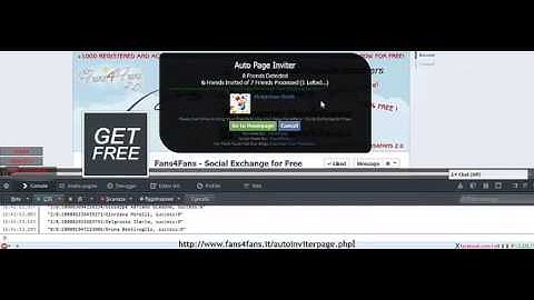Automatically Add All Friends to your Facebook Page by the script of Fans4Fans.it