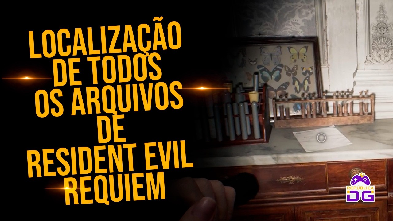 Resident Evil Requiem - Localização de TODOS os ARQUIVOS (All Files ...