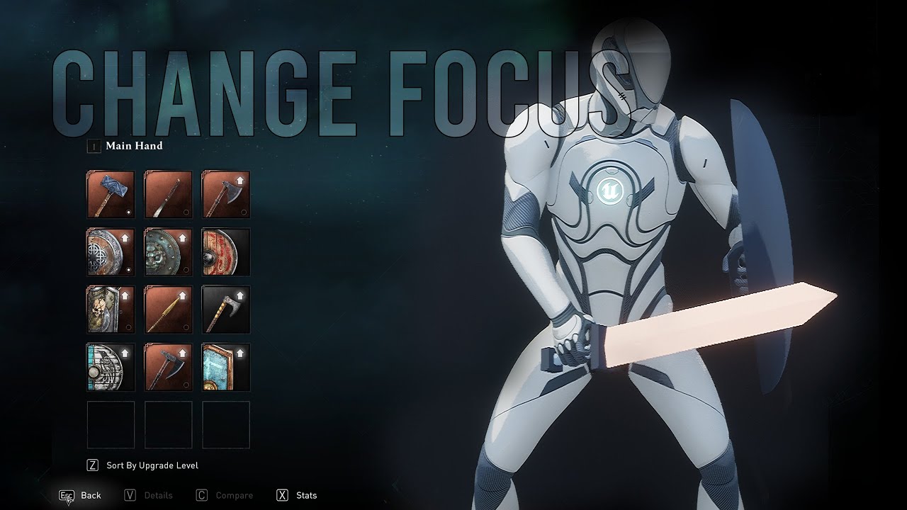 Unreal Engine 5 - Inventory - Change Camera Focus On Gear Items ...