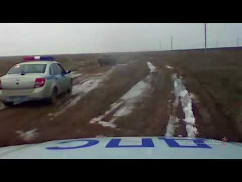 Погоня со стрельбой за пьяным лихачем в Волжском 08.01.2018