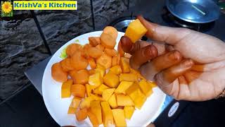 Carrot Pumpkin Soup / Simple Healthy Soup / Immunity booster Soup / பூசணி கேரட் சூப் / Soup recipe