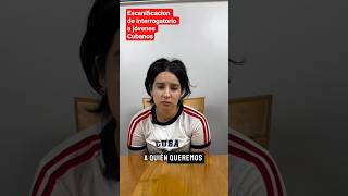 Reenactment of an interrogation of young people in Cuba. #cuba