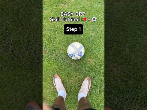 EASY CR7 Skill Tutorial 🇵🇹🐐⚽️ #football #shorts