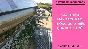 Thiết bị lược rác trống quay sản xuất tại Mỹ (USA), kỹ thuật hiện đại