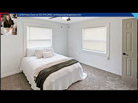 104 Logan St, San Angelo, TX home video tour