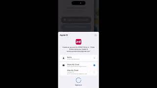 How to create an account in SONIC DRIVE-IN app