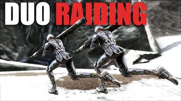 We Duo Raided Ice Cave On Fjordur! | Ark Small Tribes PVP Fjordur E30