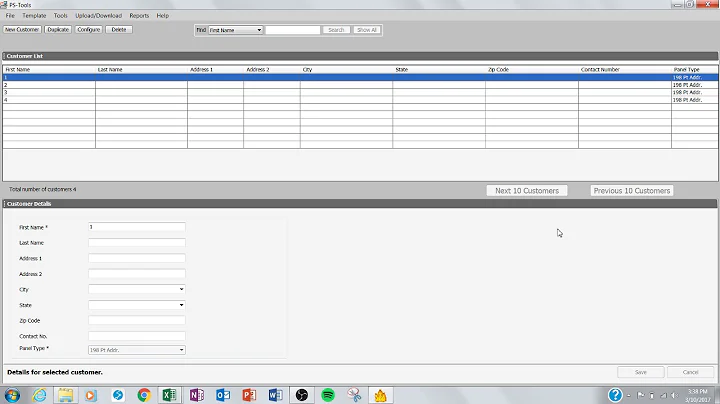 Firelite PS tools How to create a device list from programming