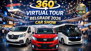 Car Show Serbia 2026 Belgrade Serbia 4k Virtual Tour  Hall 3A light commercial vehicles