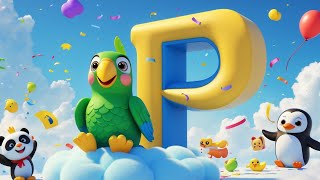 Letter P Song Playful Learning For Kids Alfa Buddiz
