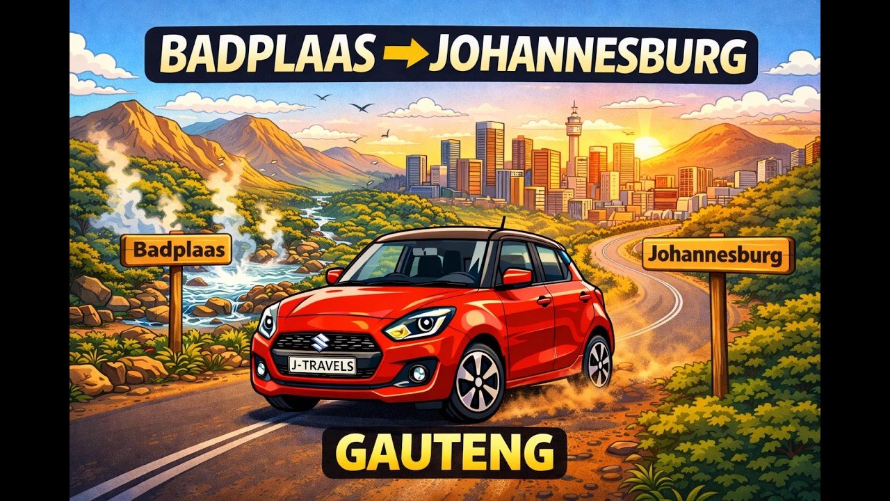 Forever Resort Badplaas to Johannesburg Driving Timelapse #driving #timelapse #southafrica