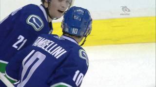 Canucks Vs Ducks - Jeff Tambellini 2-1 Goal - 12.08.10 - HD