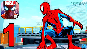 Spiderman Unlimited Mobile - Gameplay Walkthrough Part 1 Tutorial Android Gameplay