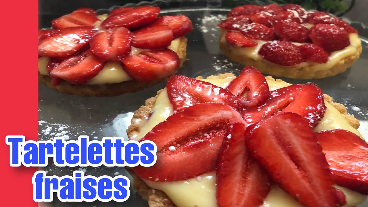 🍎❤️ TARTELETTES FRAISES SIMPLE À TOMBER PAR TERRE 🤤