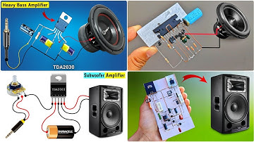 5 Homemade Amplifier Circuits | TDA2003, TDA2030,TDA2007,LA4440 | 100 Watts OCL amplifier